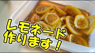 苦みの効いたレモネード作りました！