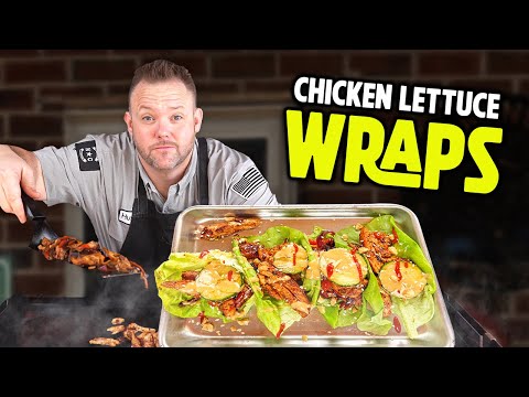 Perfect Chicken Lettuce Wraps on a Blackstone Griddle!