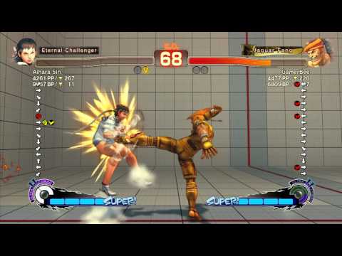 SSF4 AE: Aihara Sin (Sakura) vs GamerBee (Adon) - Ranked Match (720p HD)
