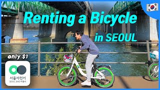 How to rent a public bicycle Ttareungi in Seoul | Korea Travel Tips