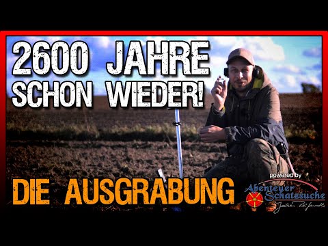 🔴 Another 2600 year old find! - The excavation 🔴 (Metal detecting Treasure hunting)
