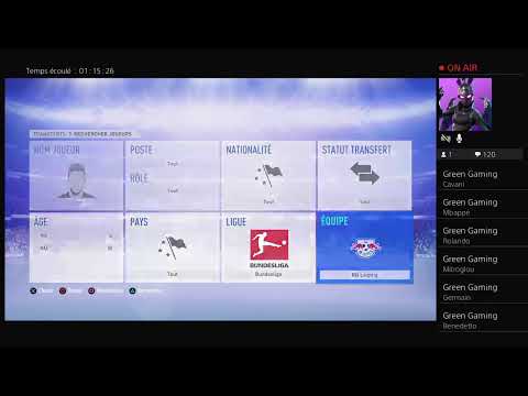 Live fifa 19 carrière olympique lyonnais