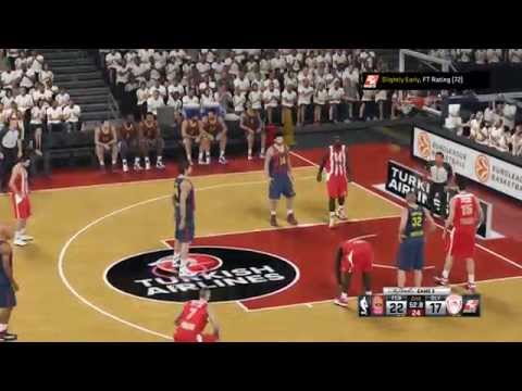 NBA 2K15 - MyLeague - Championship Euroleague - FC Barcelona vs Olympiacos