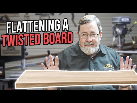 How to Flatten Twisted Wood Easily & Effectively!