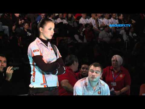 Lisa Unruh v Olena Kushnirul – recurve women gold | 2012 Nimes Tournament