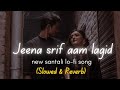 Jeena Sirf Aam Lagid New Santali Lofi Song Romantic Song Lofi Relaxing Slowed Reverb