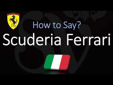 How to Pronounce Scuderia Ferrari? (CORRECTLY) Formula 1 Racing Team Pronunciation