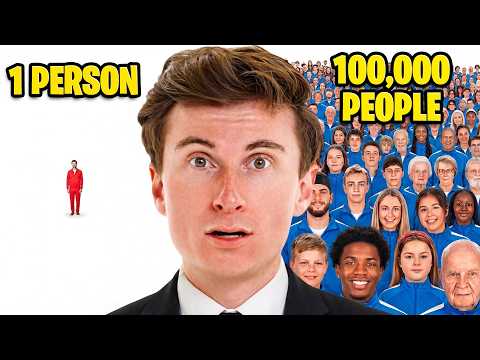 Performing for 1 person vs 100,000 people