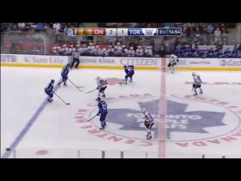 van Riemsdyk Goal - Blackhawks 2 vs Leafs 2 - Nov 1st 2014 (HD)