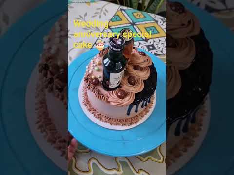 Wedding anniversary spl cake 🎂