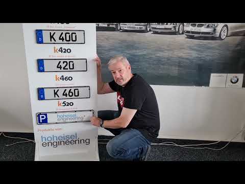 Geile Kennzeichenhalter