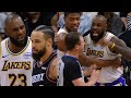 LeBron James Gets SO HEATED After Dillon Brooks Hit The Ball At Him