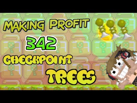 Growtopia - Making Profit | 342 Checkpoint Trees