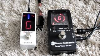 Video thumbnail for Mooer Baby Tuner vs Turbo Tuner ST-200 by Dale Cooper