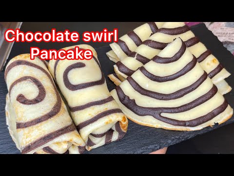 PANCAKE RECIPE | Chocolate Swirl PANCAKE Recipe