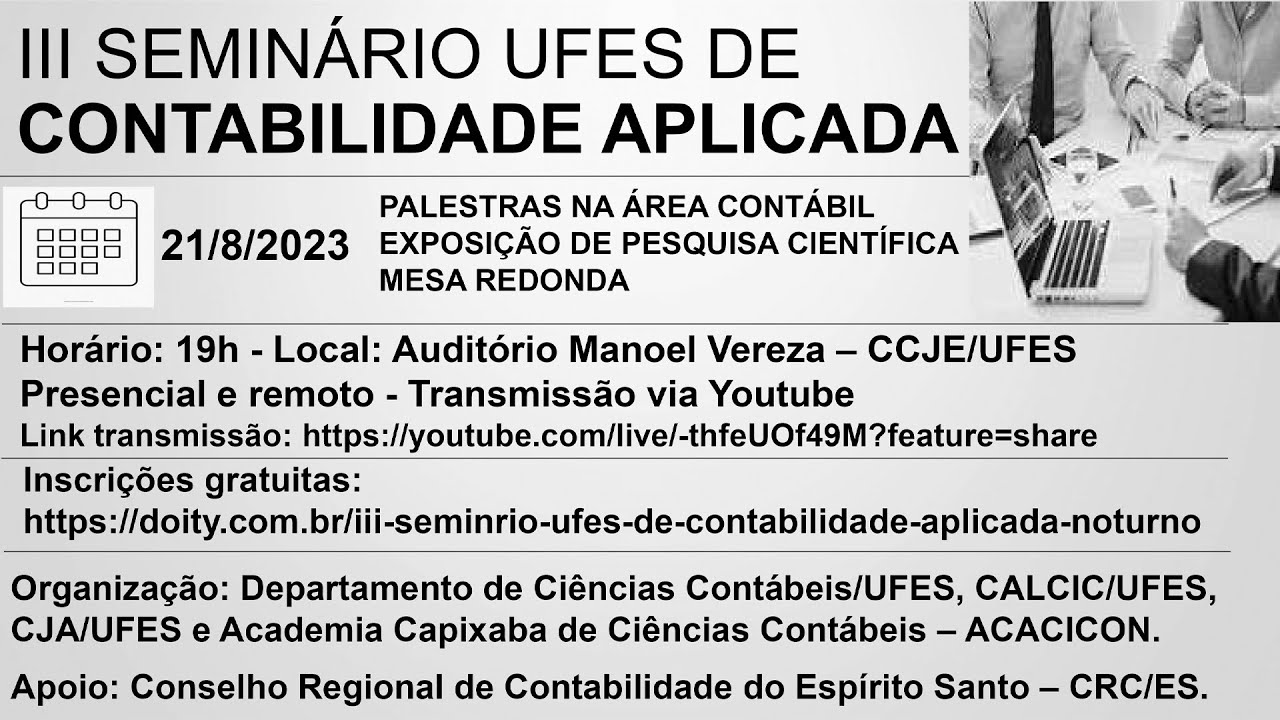 III seminário UFES de Contabilidade Aplicada