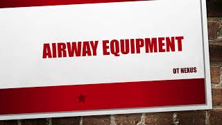 Airway Equipment part 1/ Face Mask//Important Topic For AIIMS CRE//SGPGI//DSSSB