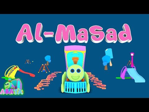 Murottal Juz Amma Al Masad Animation 3D Learning Letters Arabic Alphabet | Abata