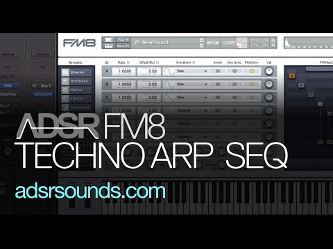 NI FM8 - Techno Arp Sequence - How To Tutorial