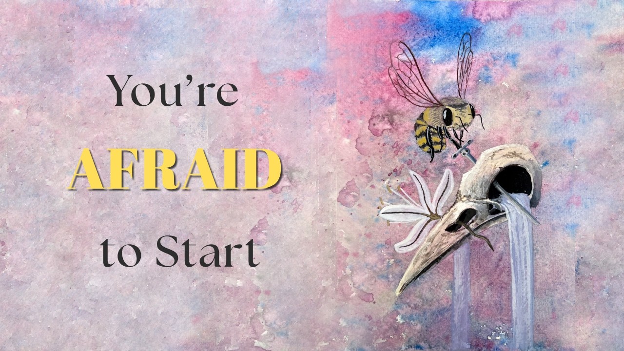 Finding Motivation to Start a Big Art Project (Illustrating Oracle Cards)