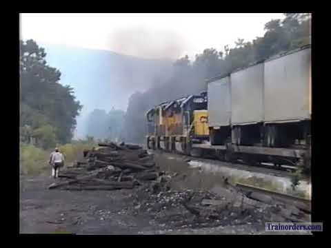 Classic Railroad Series 970 - Hyndman, PA action 1991 Part 16 of 17