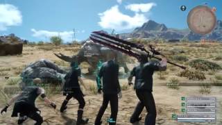 Final Fantasy XV JD Demo Link Strike, Parry & Skill Compilation