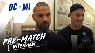 Marcus Stoinis & Shikhar Dhawan | Pre-Match Interview | DC v MI