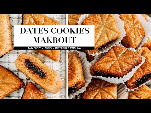 Dates cookies recipe Makrout Sweetly Cakes