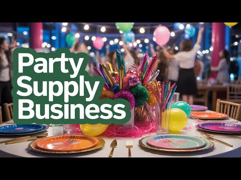 Start a Party Supplies Business: Start This for Under £300 - low-cost business idea