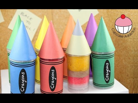 Art Themed Push Pops! Make Back To School Crayon & Pencil Cake Shooters