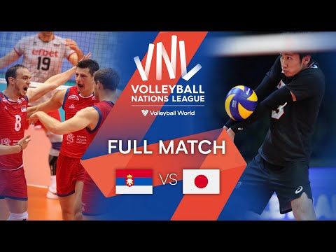 🇷🇸 SRB vs. 🇯🇵 JPN - Full Match | Men’s Preliminary Phase Match | VNL 2019