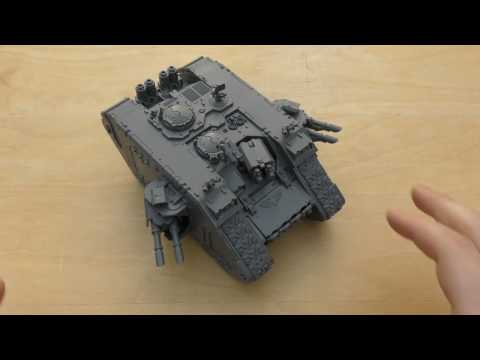 Space Marine Land Raider - Unboxing & Review (WH40K)