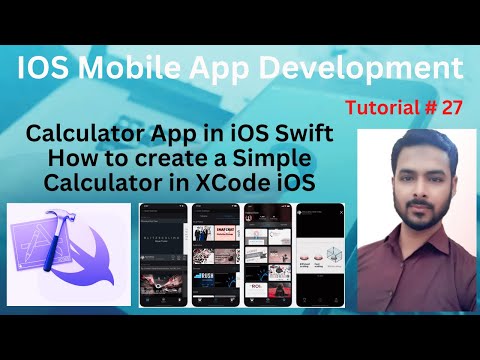 Tutorial 27: Calculator App in iOS Swift | How to create a Simple Calculator in XCode iOS