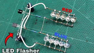 Download lagu High Quality LED Flasher Using BC547 NPN Transistor | LED Flasher | Javier's DIY mp3