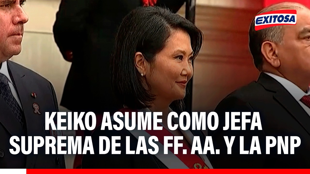 🔴🔵 Keiko Fujimori es reconocida como Jefa Suprema de las Fuerzas Armadas y la Policía Nacional