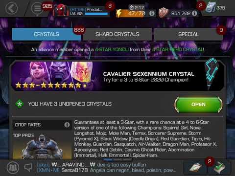 Holiday Sexennium Crystal Opening | Amazing Pulls | MCOC