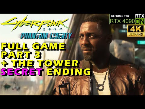 Cyberpunk 2077 Phantom Liberty Gameplay Walkthrough Part 3 Full Game 4K Ray tracing Max Settings