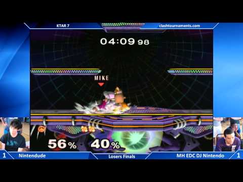 KTAR 7 - Nintendude vs MH DJ Nintendo - Losers Finals - SSBM