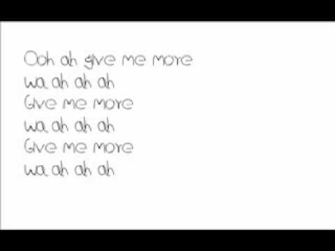 Tara Mcdonald - Give me more Lyrics