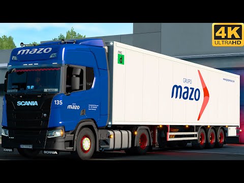 [G29] ETS2 (4K 60FPS) | PROMODS | SCANIA R450 | LUTSK 🇺🇦 - RZESZÓW 🇵🇱