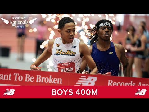 Boys 400m - New Balance Nationals Indoor 2025
