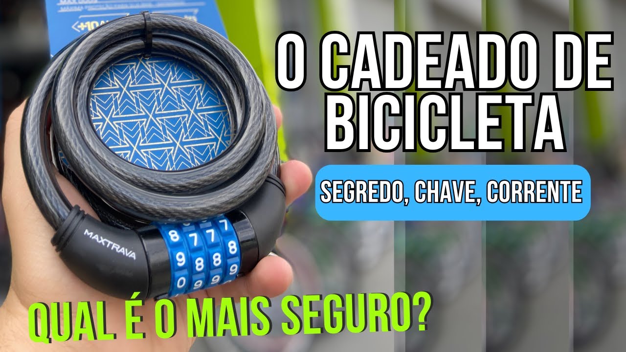 Watch Now O MELHOR CADEADO PARA SUA BICICLETA, MAIS SEGURO E RESISTENTE O MELHOR CADEADO PARA SUA BICICLETA, MAIS SEGURO E RESISTENTE