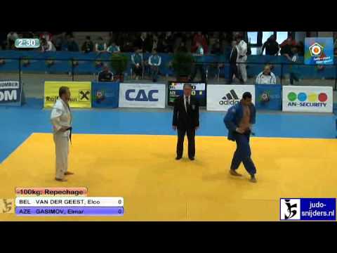 Elco van der Geest (BEL) - Elmar Gasimov (AZE) [-100kg]