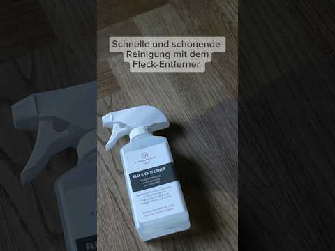 Praxistest Fleck-Entferner: Entfernung eines Flecks von unserem eigenen Holzboden