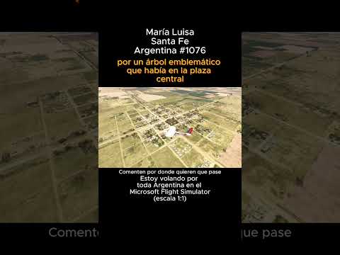 Maria Luisa, Santa Fe desde el Microsoft Flight Simulator #marialuisa #santafe #msfs #argentina