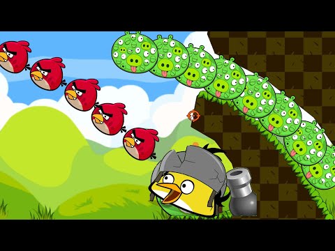Angry Birds Collection Cannon 1 - SHOOT THE PIGGIES WHEN HE TRYING TO ESCAPE FROM HOLE!