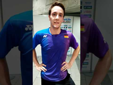 2016 Japan Open Mix 1st round interviewing Germany Mark LAMSFUSS / Isabel HERTTRICH