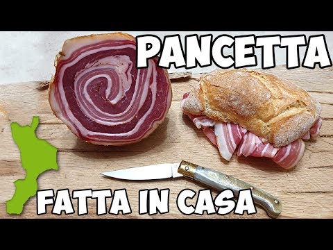 Homemade Calabrese Rolled Pancetta Original Recipe