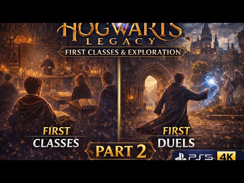 Hogwarts Legacy – First Classes & Exploration | Gameplay Walkthrough – Part 2 (PS5 4K)
