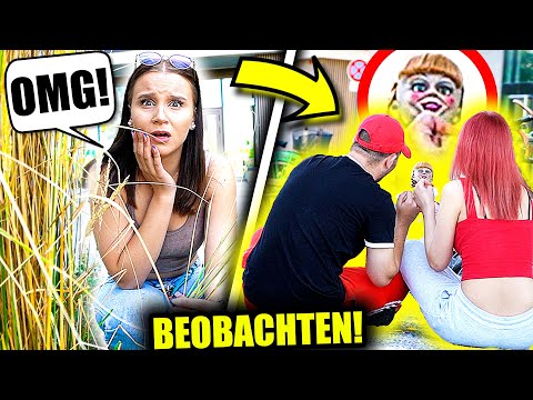 1 TAG Schwester heimlich VERFOLGEN & BEOBACHTEN ! 😰 (Rituale mit Annabelle ) - Celina